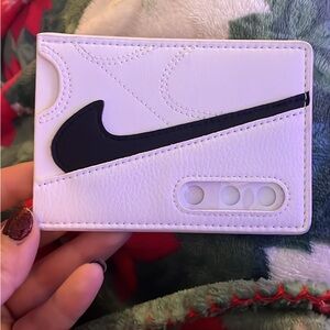 Nike White and Black Card Holder